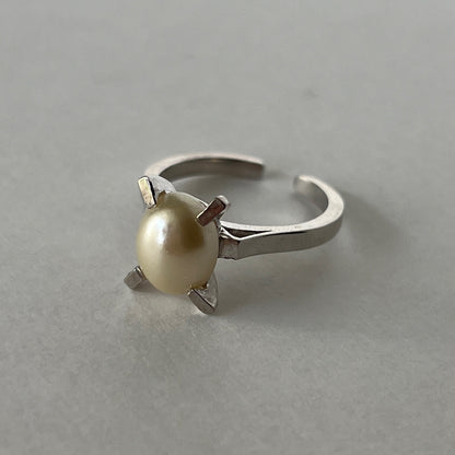 [ vintage pearl ] classic silver [ free size ]