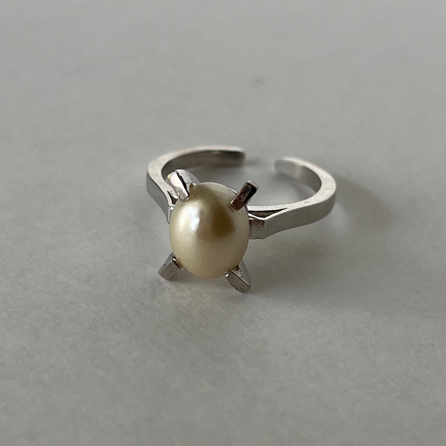 [ vintage pearl ] classic silver [ free size ]