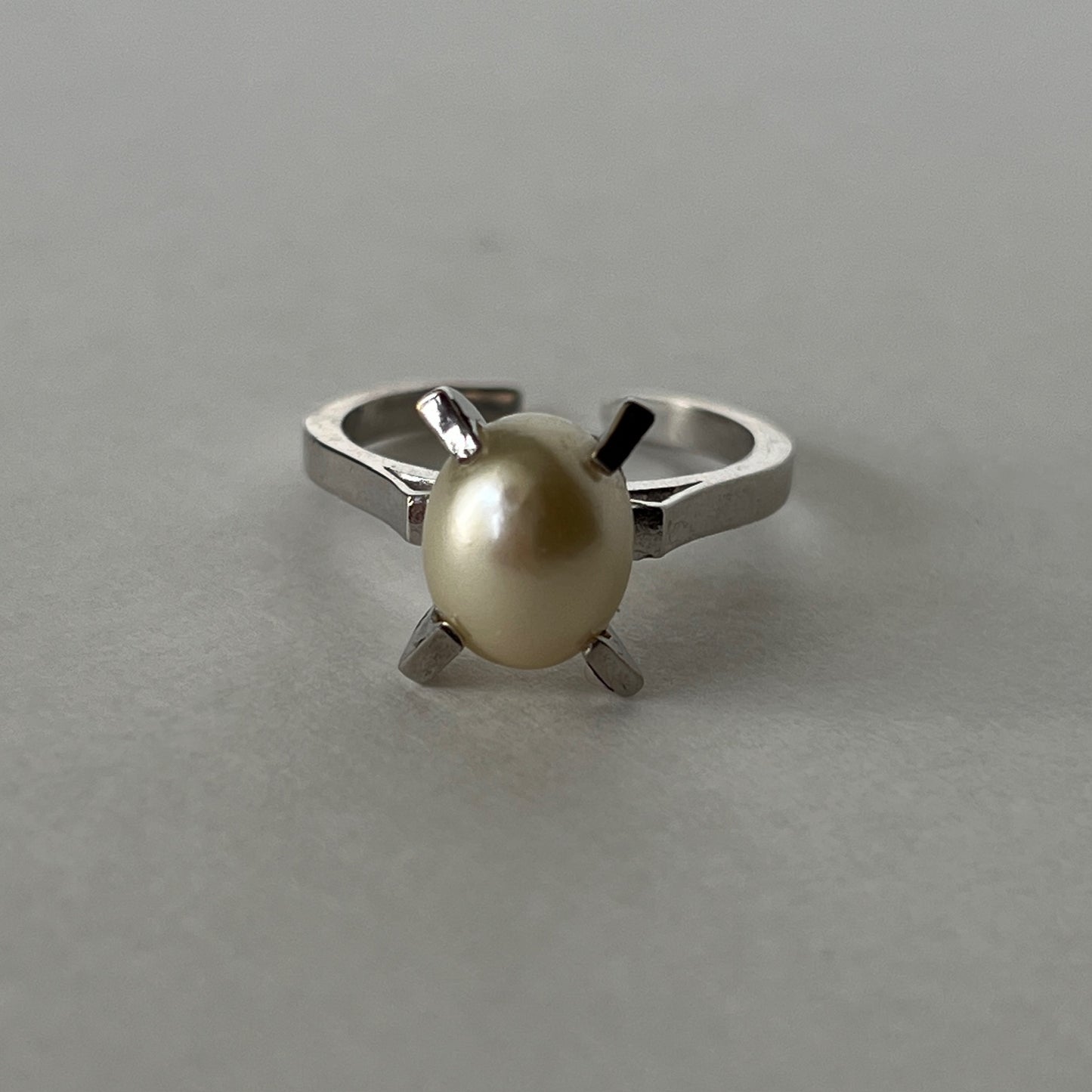 [ vintage pearl ] classic silver [ free size ]