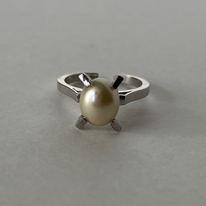 [ vintage pearl ] classic silver [ free size ]