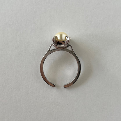 [ vintage pearl ] classic silver [ free size ]