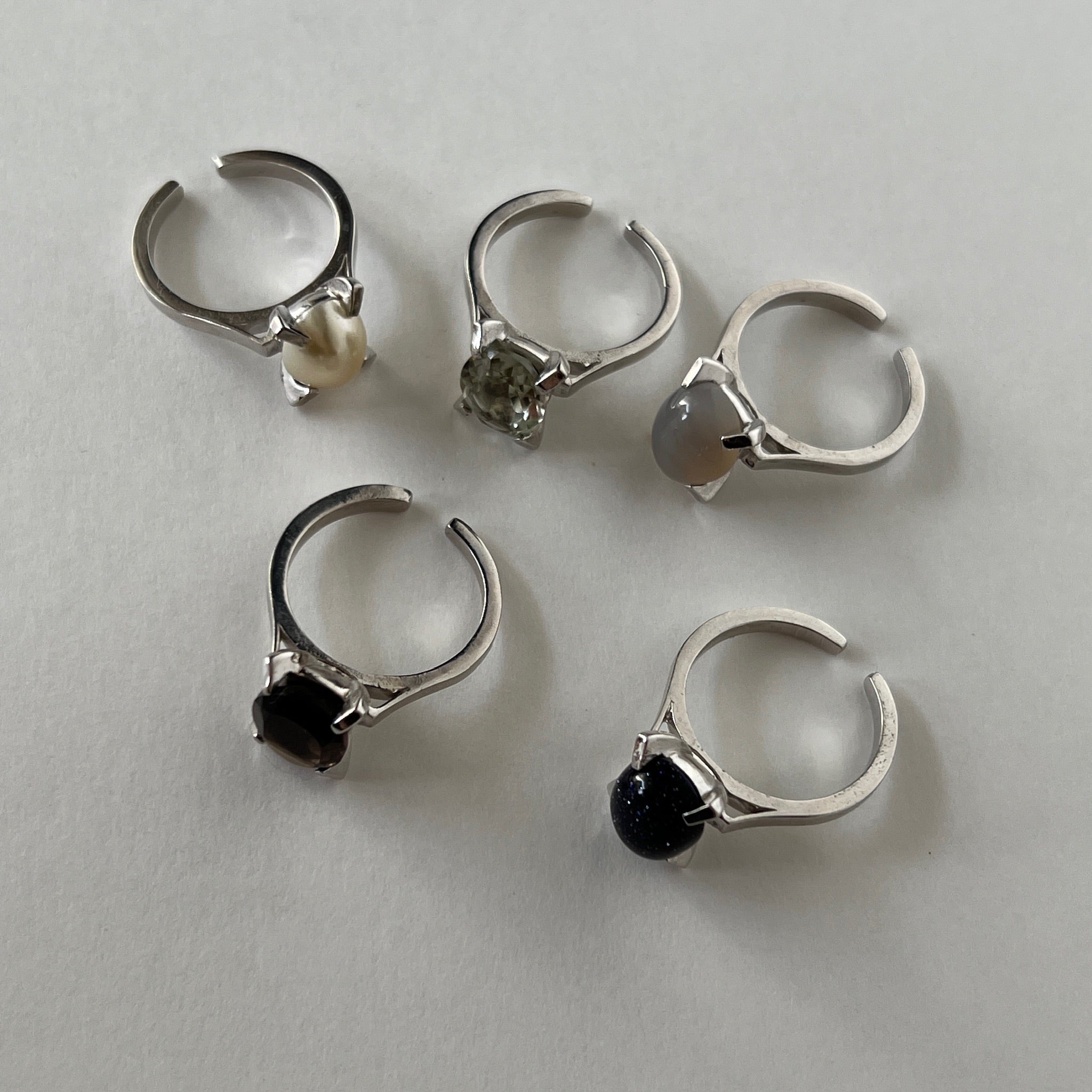 gray onyx ] classic silver [ free size ] – POMUM&ARTS