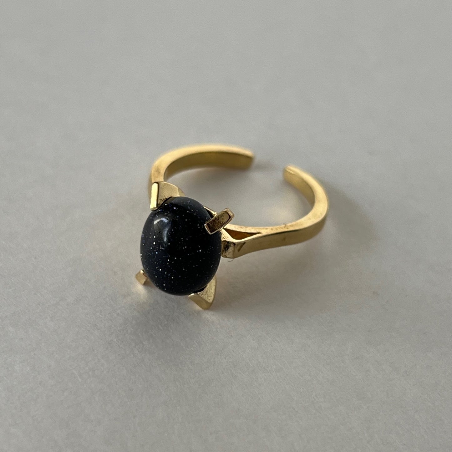 [ blue gold stone ] classic gold [ free size ]