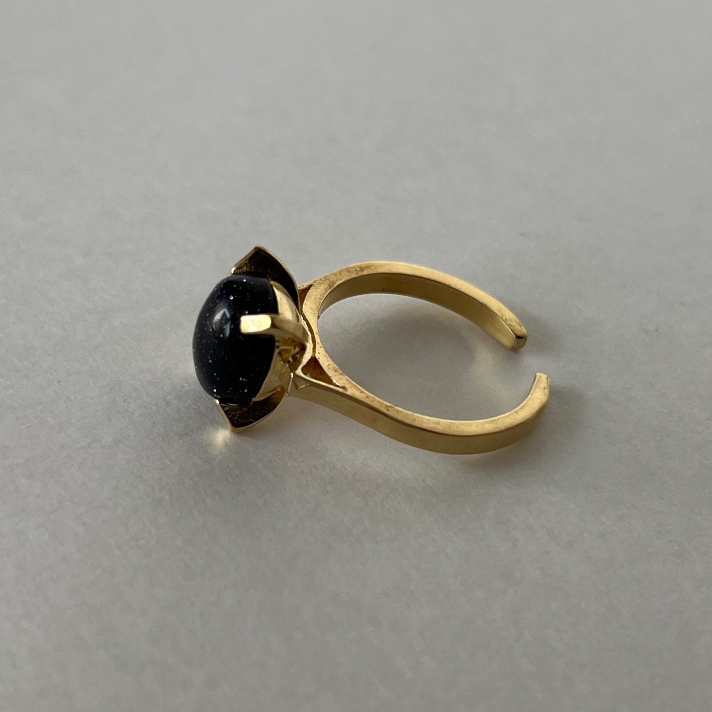 [ blue gold stone ] classic gold [ free size ]