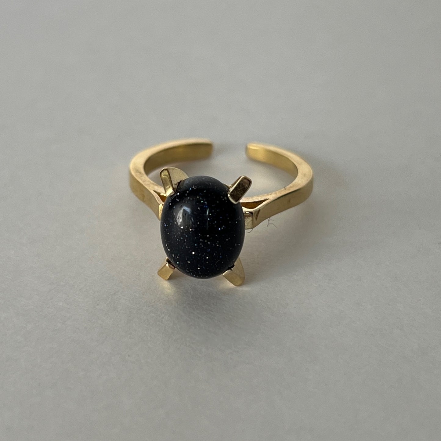 [ blue gold stone ] classic gold [ free size ]