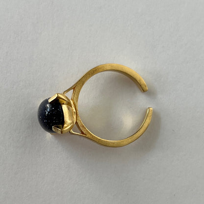 [ blue gold stone ] classic gold [ free size ]