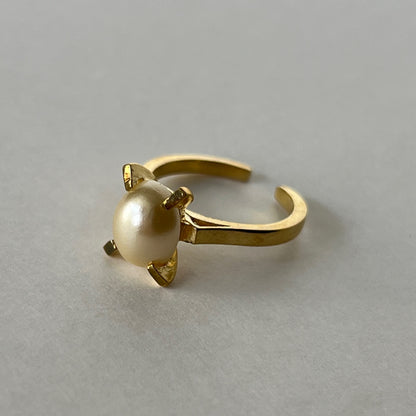 [ vintage pearl ] classic gold [ free size ]