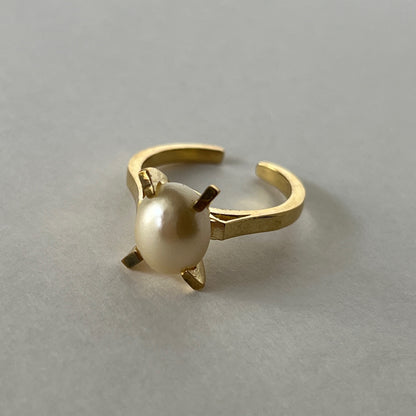 [ vintage pearl ] classic gold [ free size ]