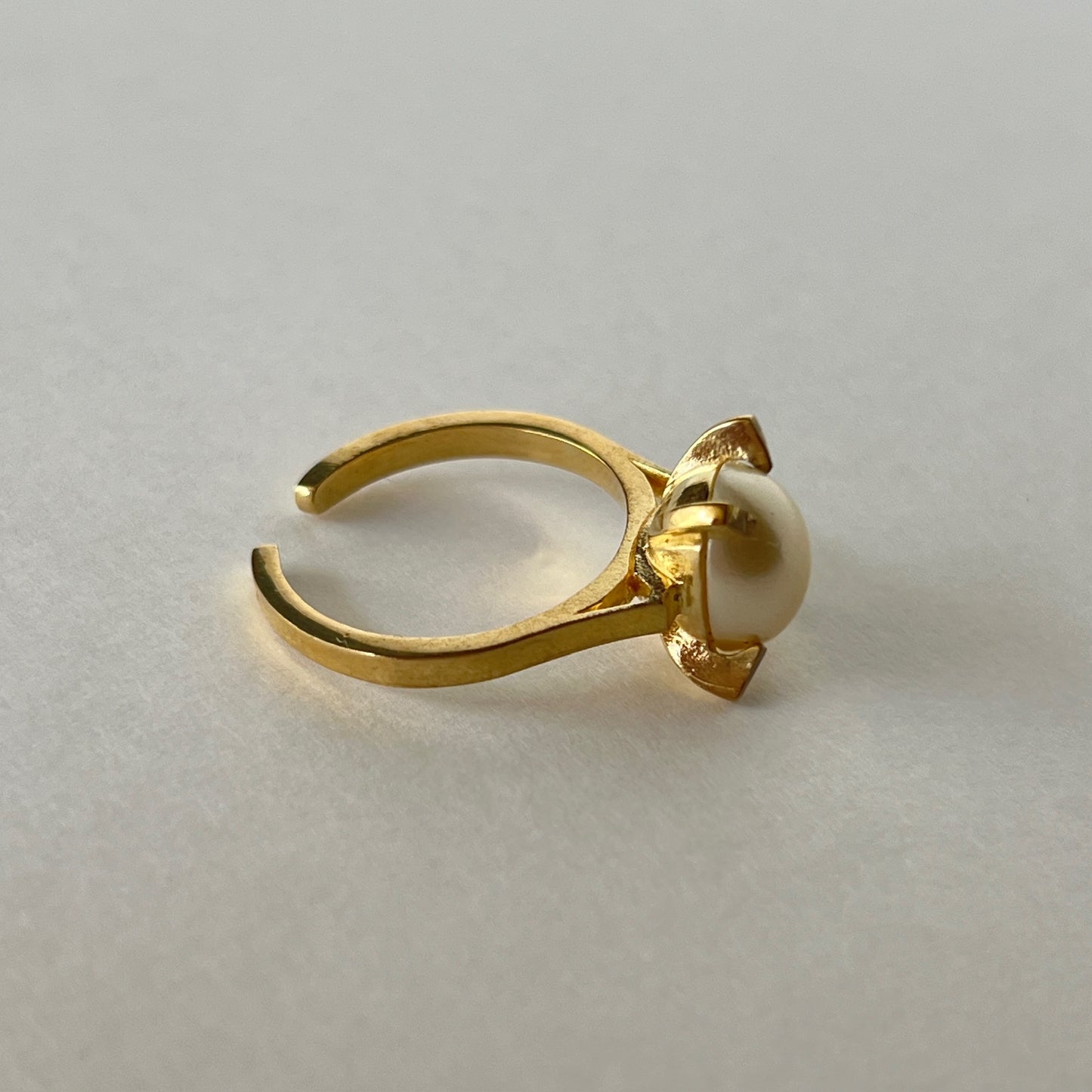 [ vintage pearl ] classic gold [ free size ]