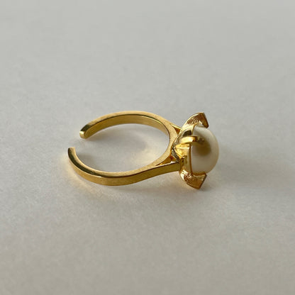 [ vintage pearl ] classic gold [ free size ]