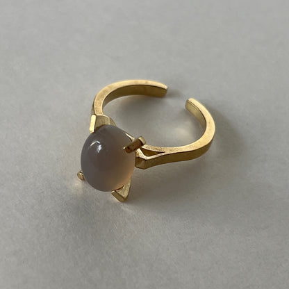 [ gray onyx ] classic gold [ free size ]