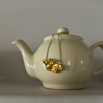 [ gold ] butterfly necklace