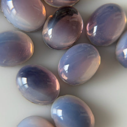 [ vintage purple glass ] trois gold