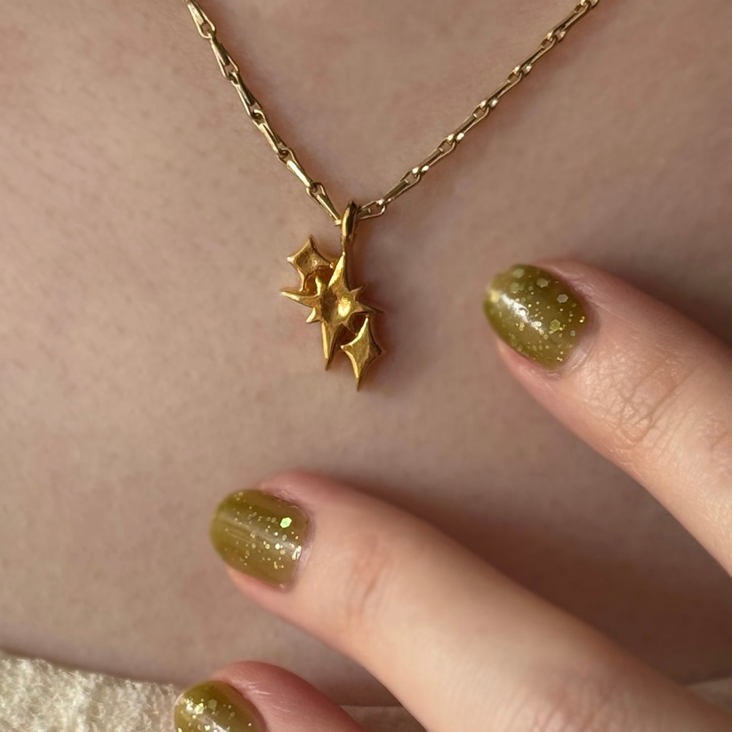 [ gold ] ptolemaeus necklace [ free size ]