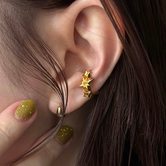 [ gold ] ptolemaeus earcuff [ free size ]