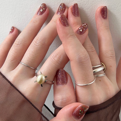 [ vintage pearl ] classic silver [ free size ]