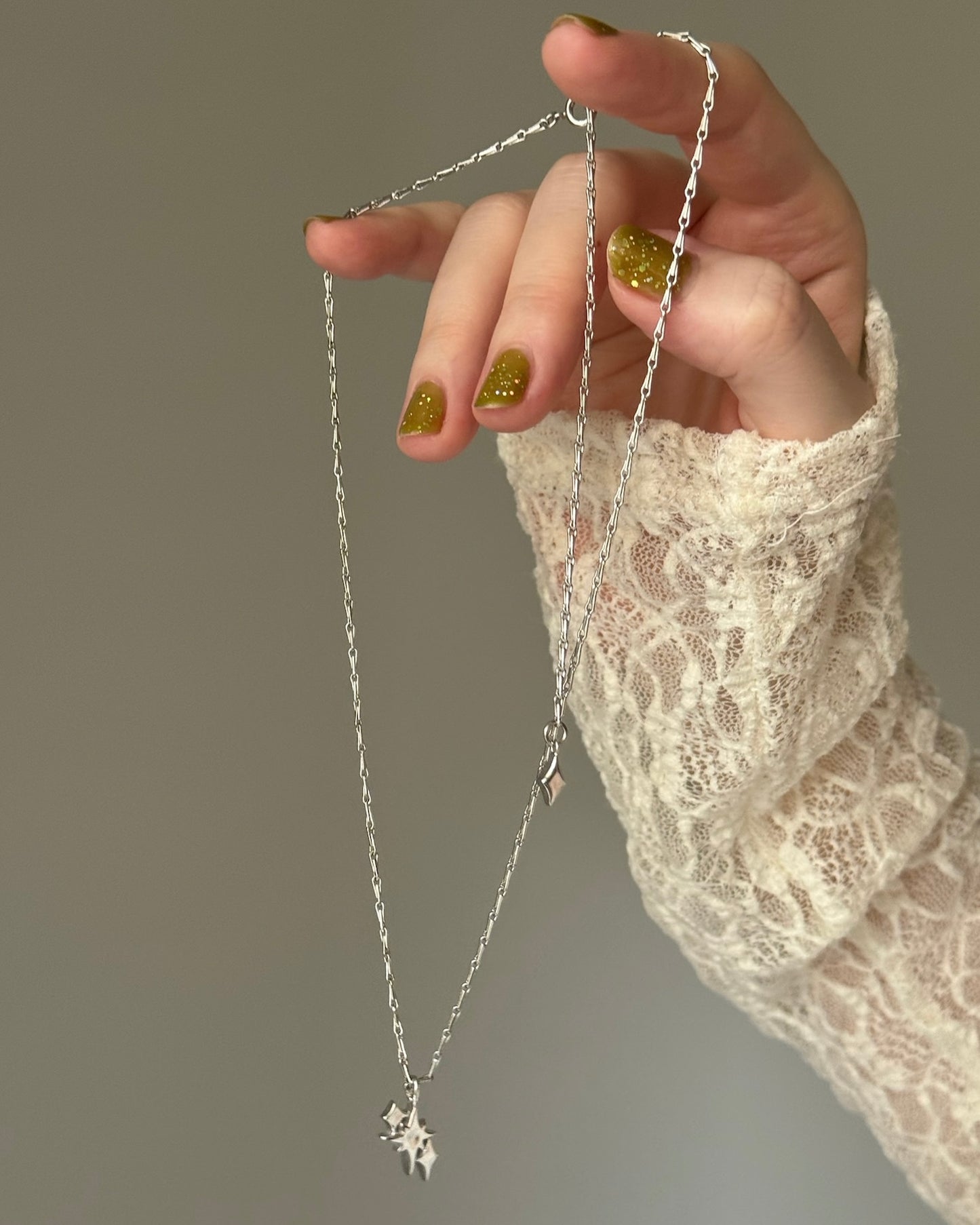 [ silver ] ptolemaeus necklace [ free size ]