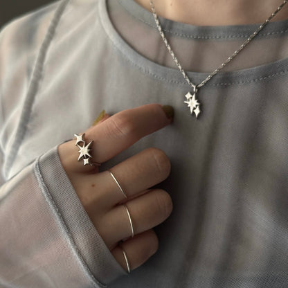 [ silver ] ptolemaeus necklace [ free size ]