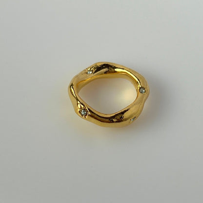 [ mint ] nuanced pinky ring [ gold ]