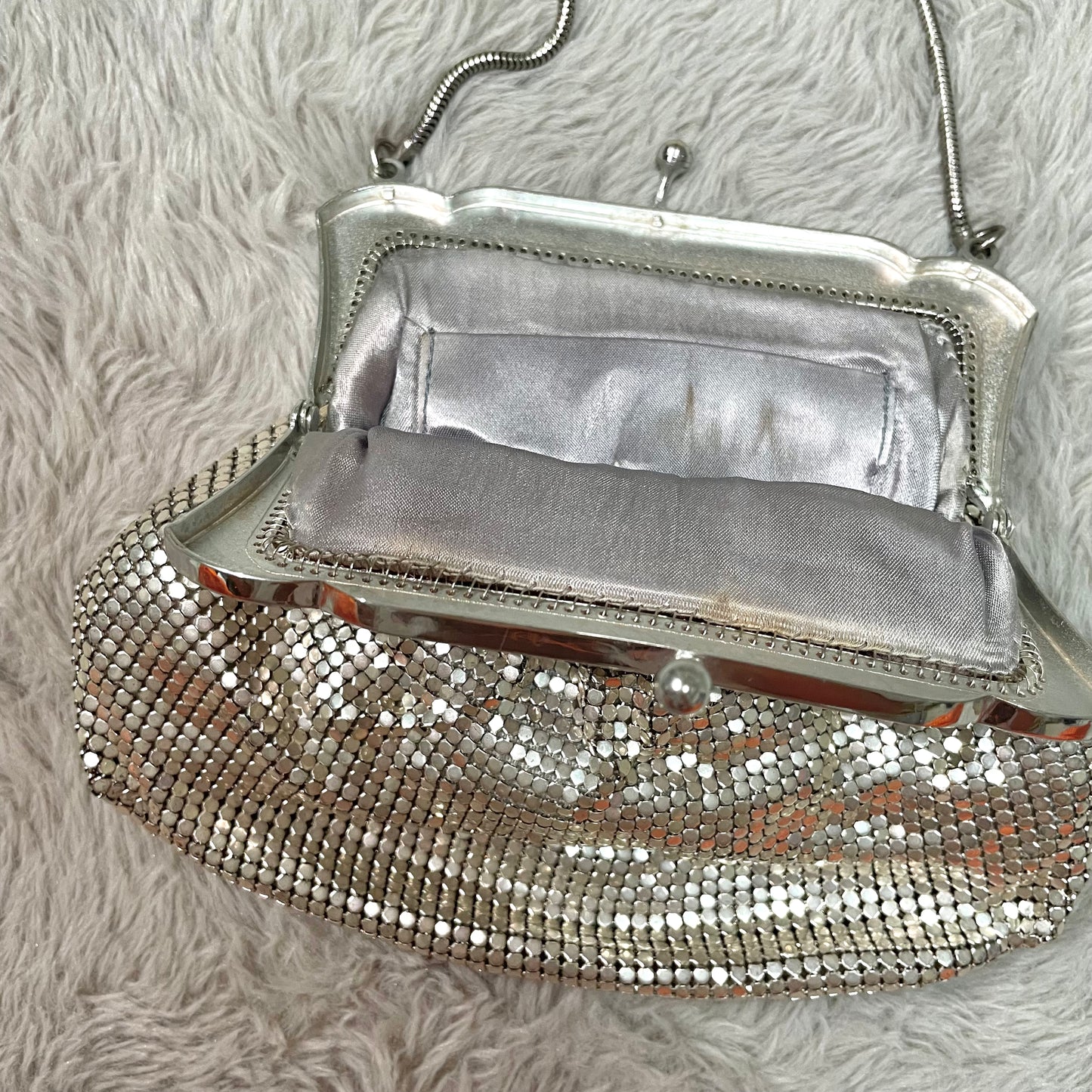 Silver coinpurse  bag