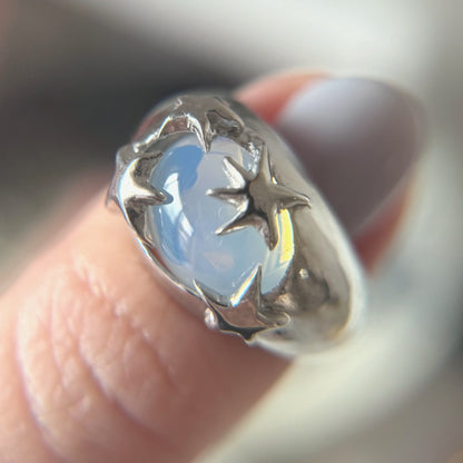 [ dew ] twinkle ring silver