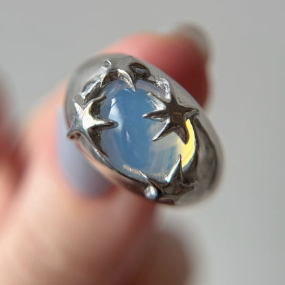 [ dew ] twinkle ring silver