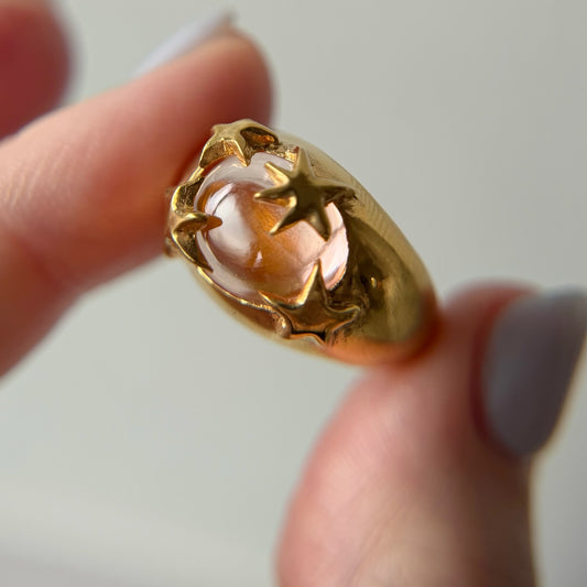 [ blush ] twinkle ring gold