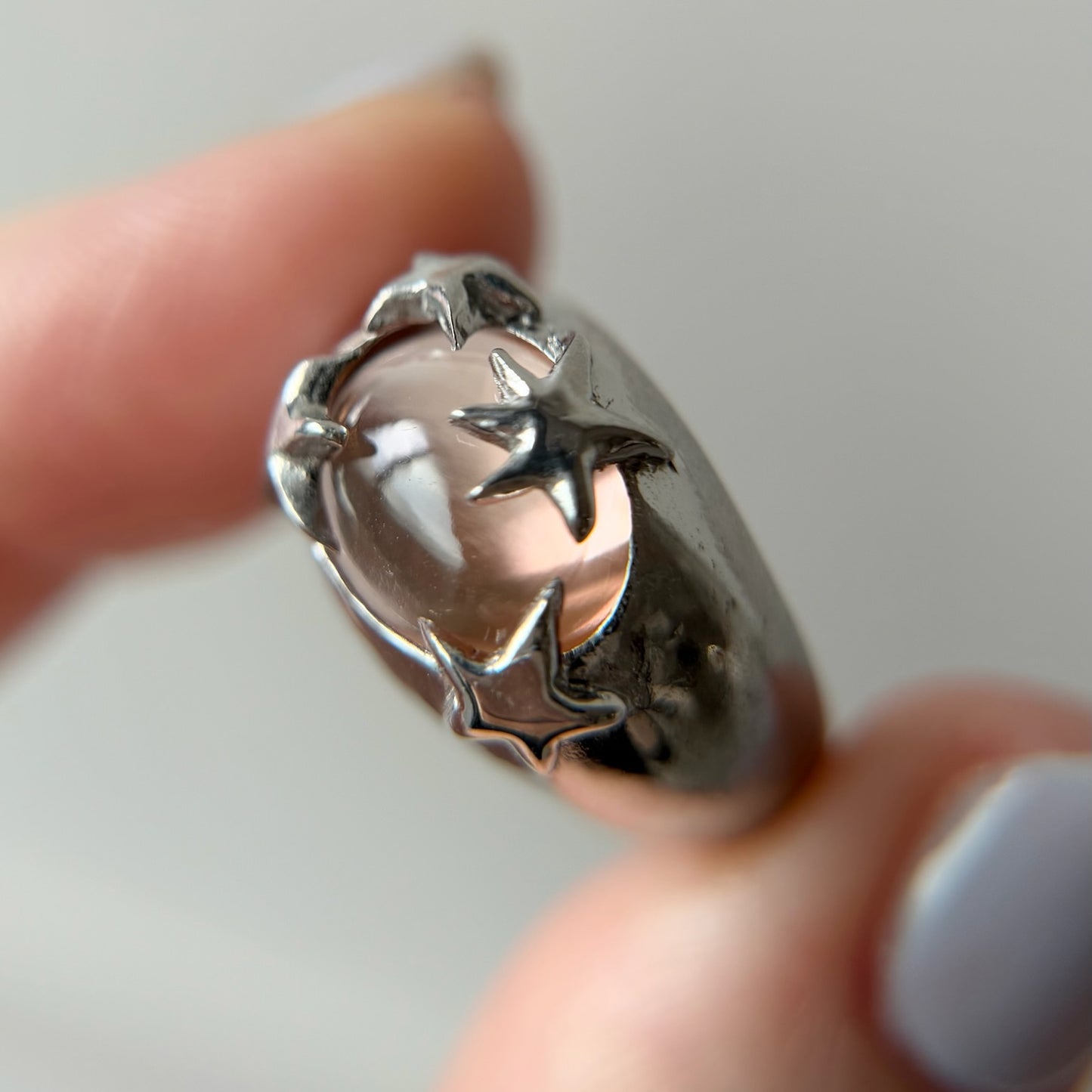 [ blush ] twinkle ring silver