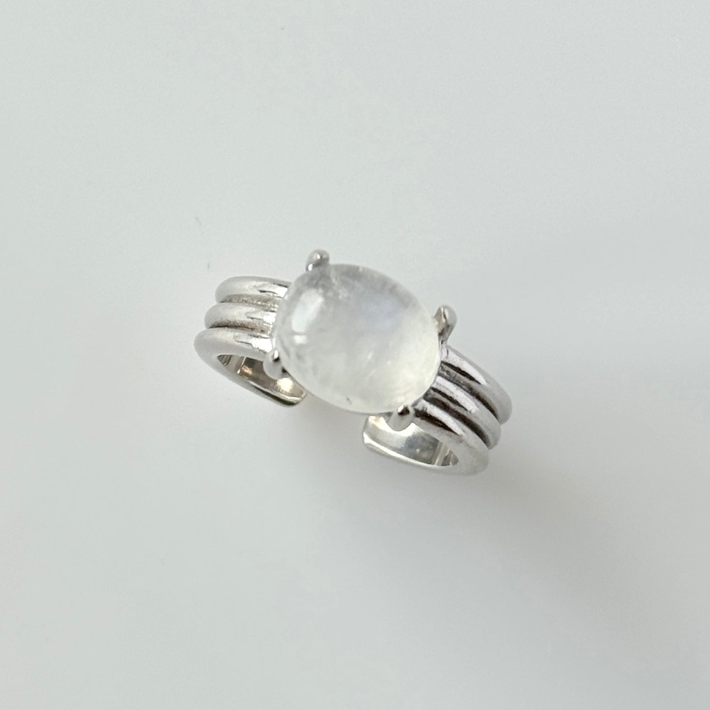 [ moon stone ] trois silver