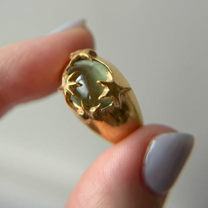 [ light green ] twinkle ring gold