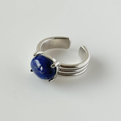 [ lapis lazuli ] trois silver