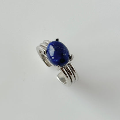 [ lapis lazuli ] trois silver