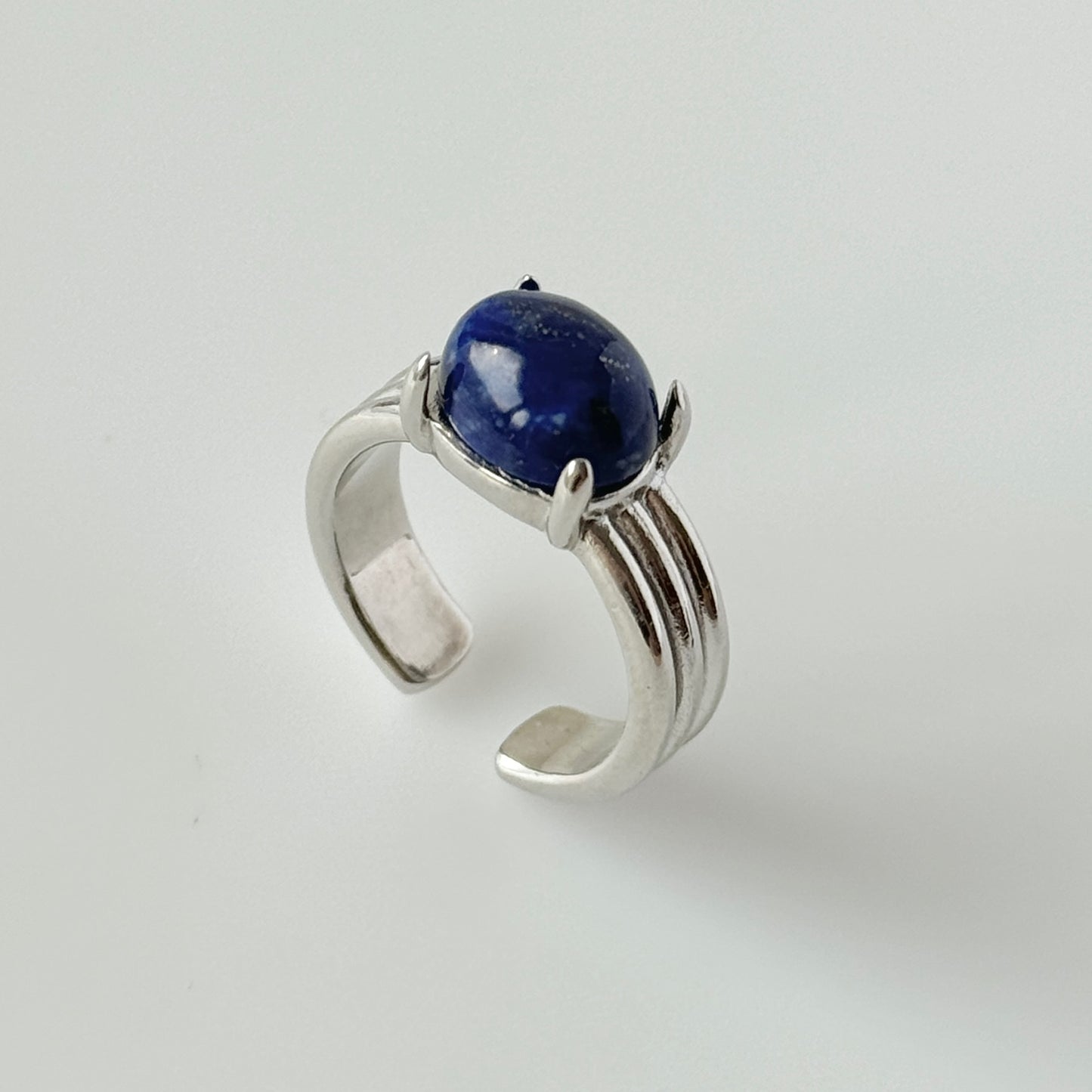 [ lapis lazuli ] trois silver