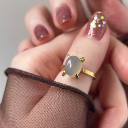 [ gray onyx ] classic gold [ free size ]