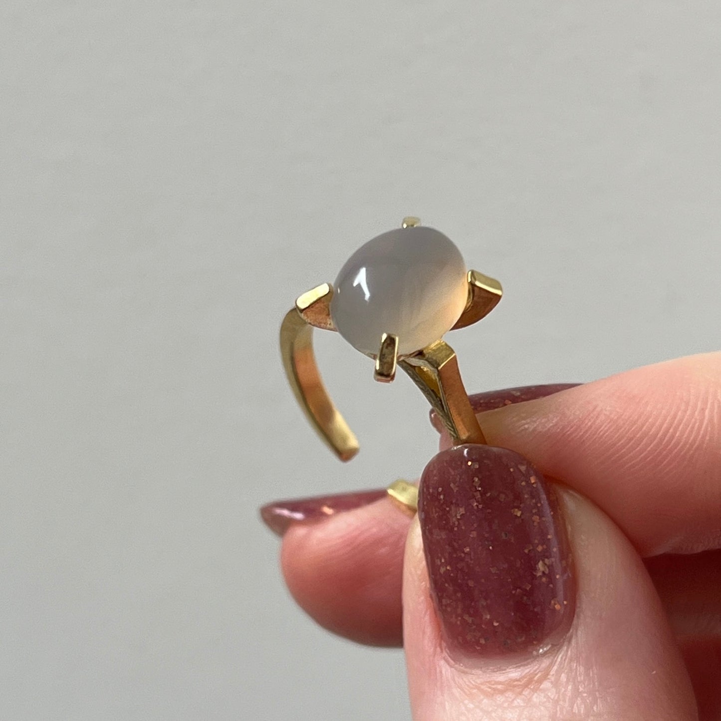 [ gray onyx ] classic gold [ free size ]