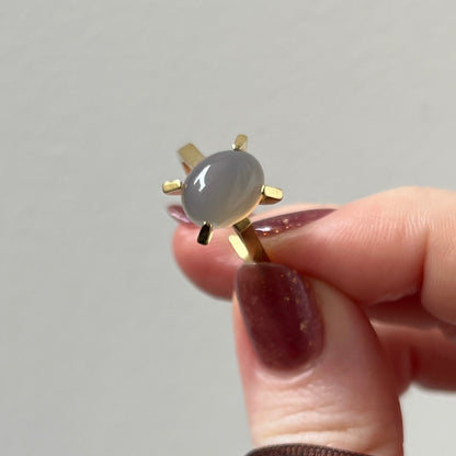 [ gray onyx ] classic gold [ free size ]