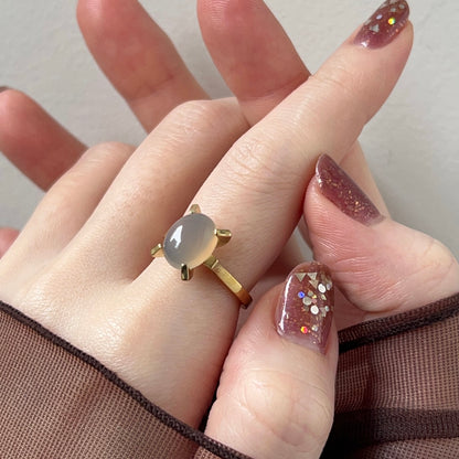 [ gray onyx ] classic gold [ free size ]