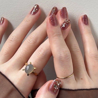 [ gray onyx ] classic gold [ free size ]