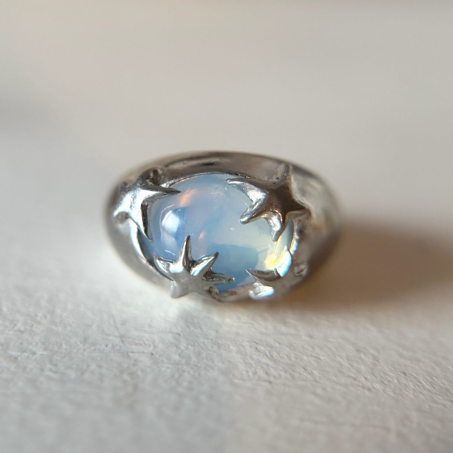 [ dew ] twinkle ring silver