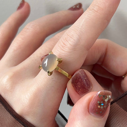 [ gray onyx ] classic gold [ free size ]