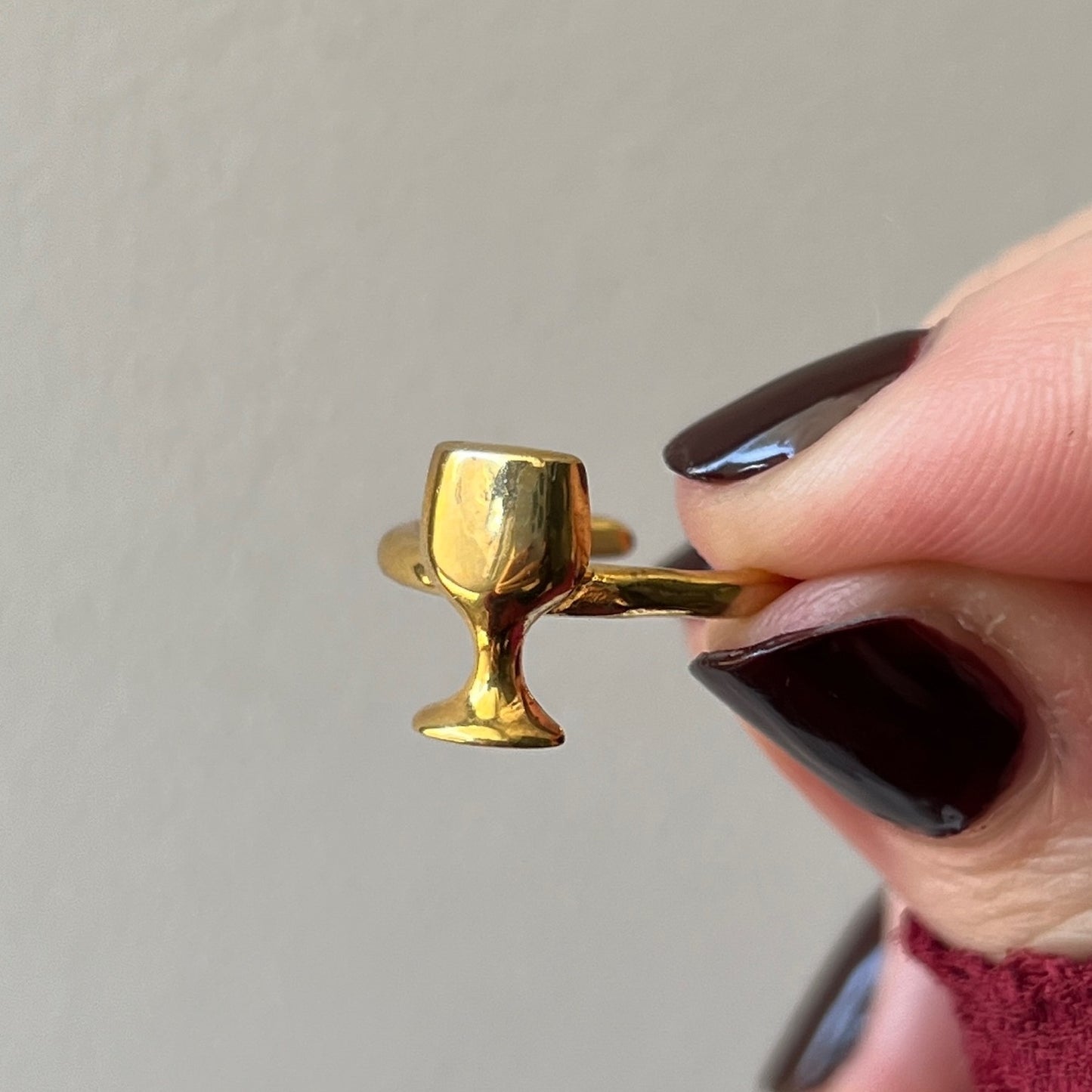 [ wine ] ring gold