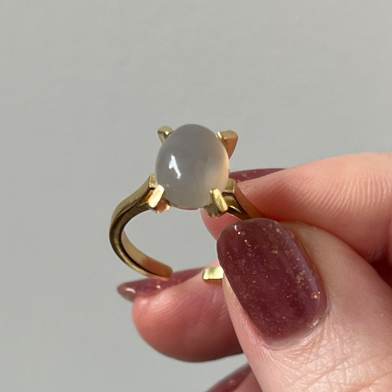 [ gray onyx ] classic gold [ free size ]