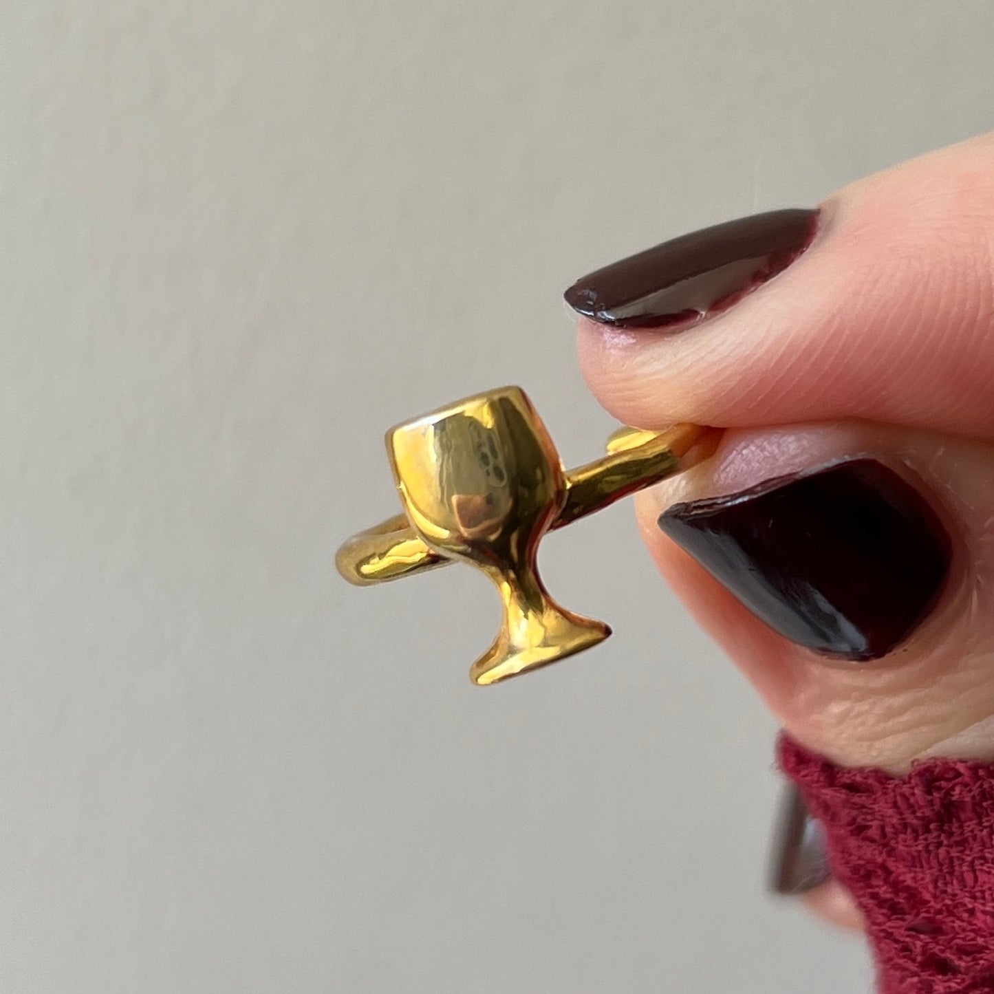 [ wine ] ring gold