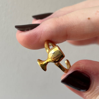[ wine ] ring gold