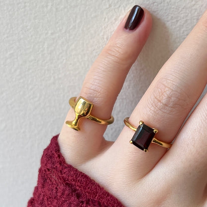 [ wine ] ring gold