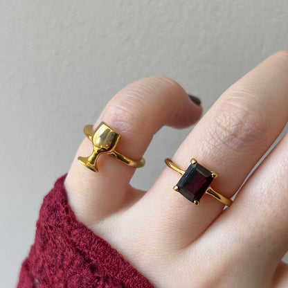 [ wine ] ring gold