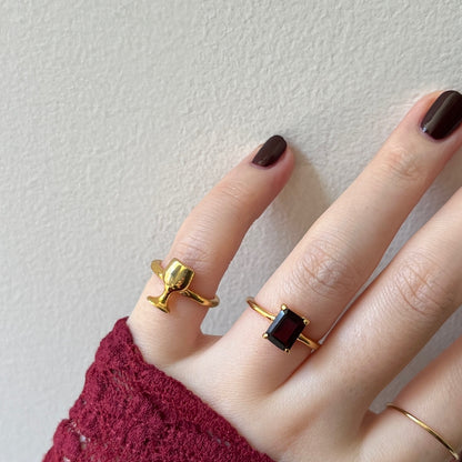 [ wine ] ring gold