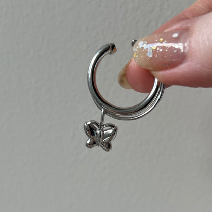 [ papillon ] um motif ring silver
