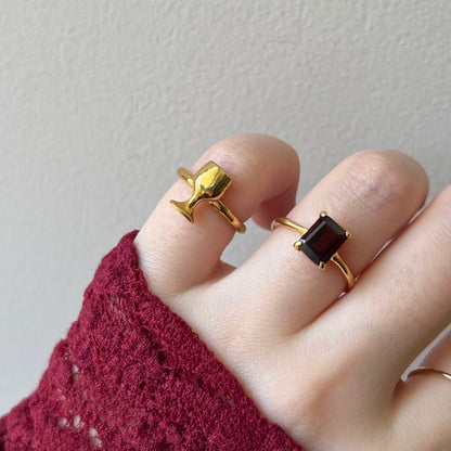 [ wine ] ring gold