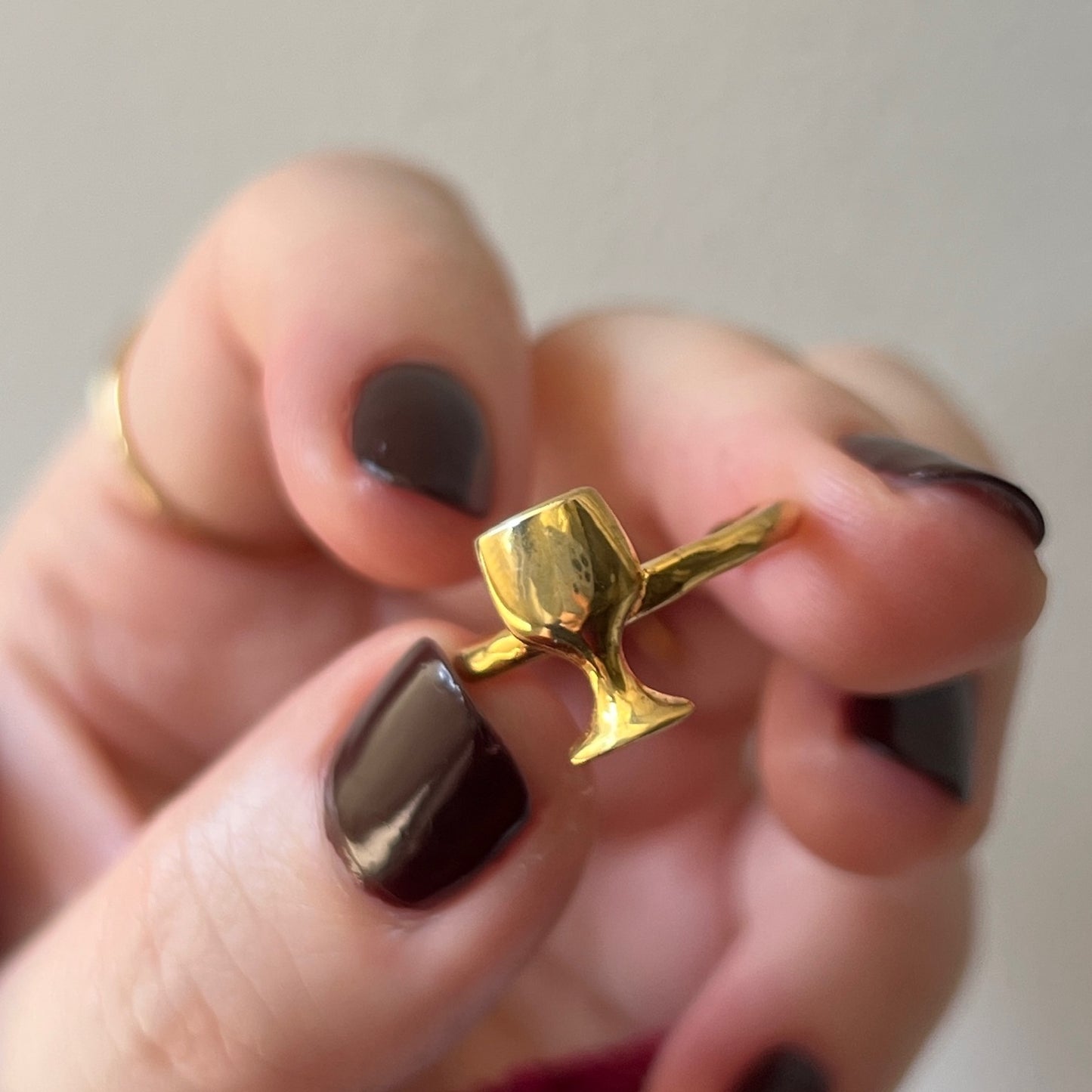 [ wine ] ring gold